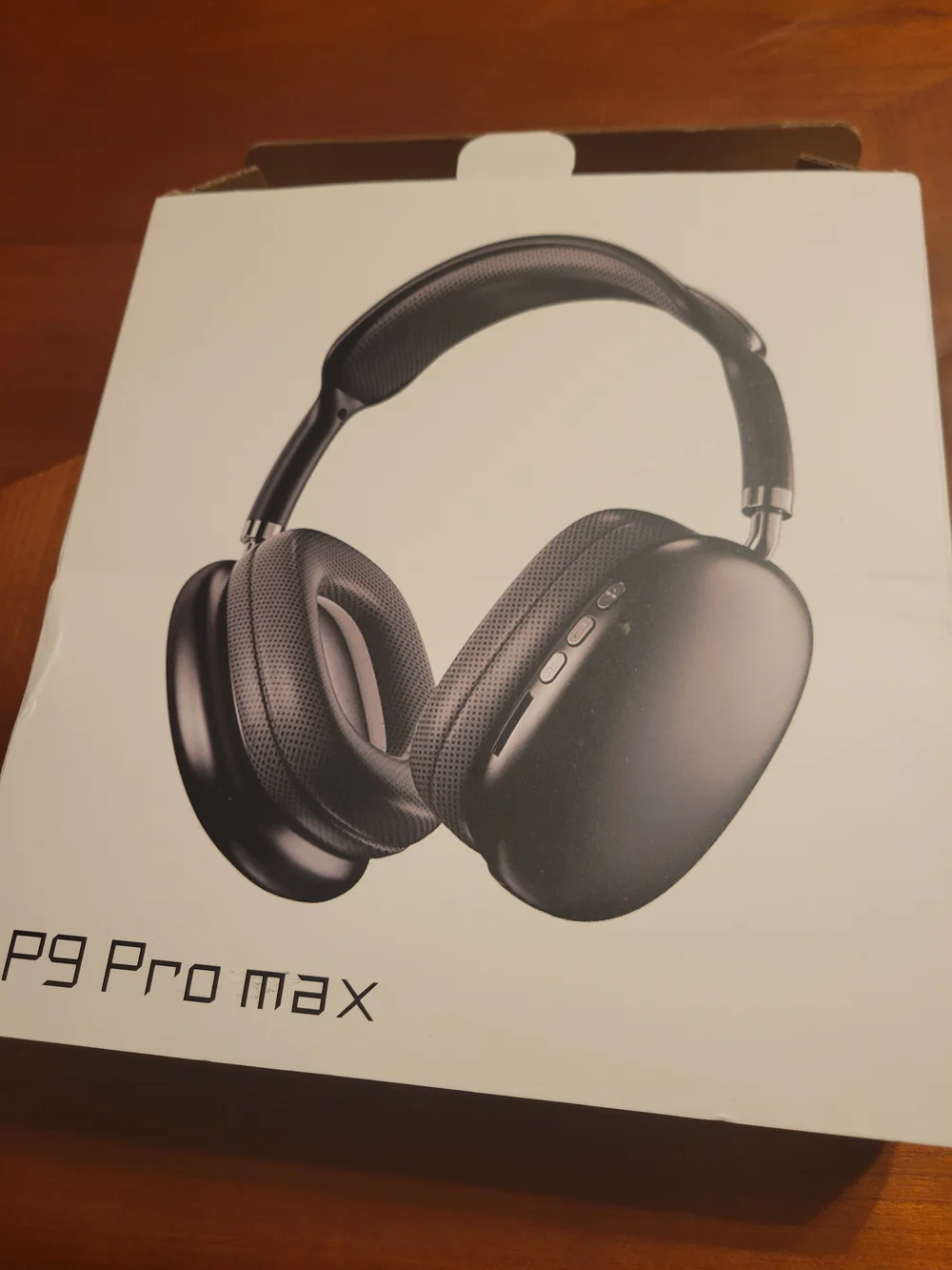 P9 Pro Max Wireless Over-Ear Headphones - Black